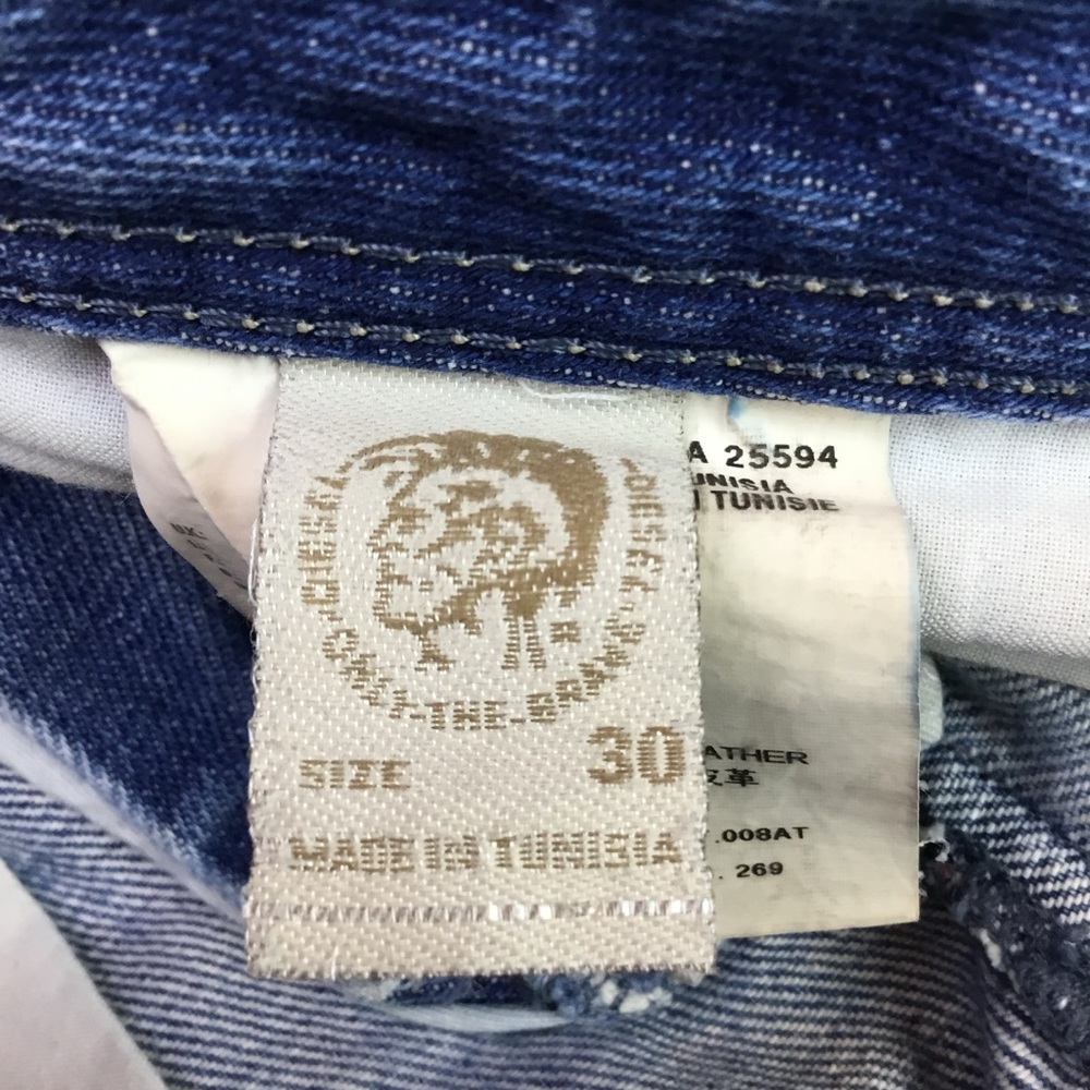 Diesel Industry Zatiny Regular Bootcut Jeans 30”x30” - Picture 12 of 16